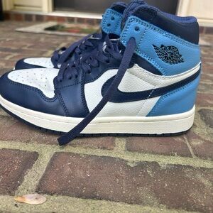 Jordan 1 high Sneakers Men’s blue and white